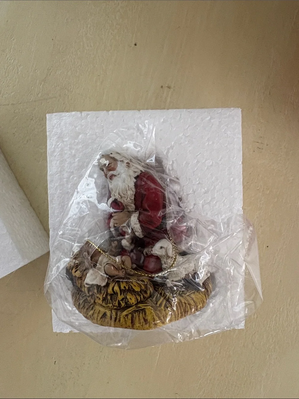 Kneeling Santa “Jesus is the Reason for the Season” Roman Christmas Ornament NEW
